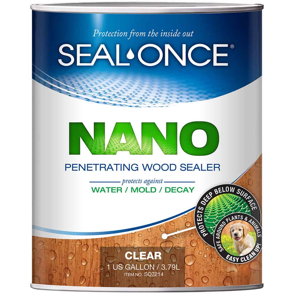 Seal-Once Nano Penetrating Earth-Friendly Wood Sealer