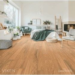 Viken 6 inch wide Hardened Wood Flooring in Natural Oak - Sustainable Hardwood Flooring - Room View