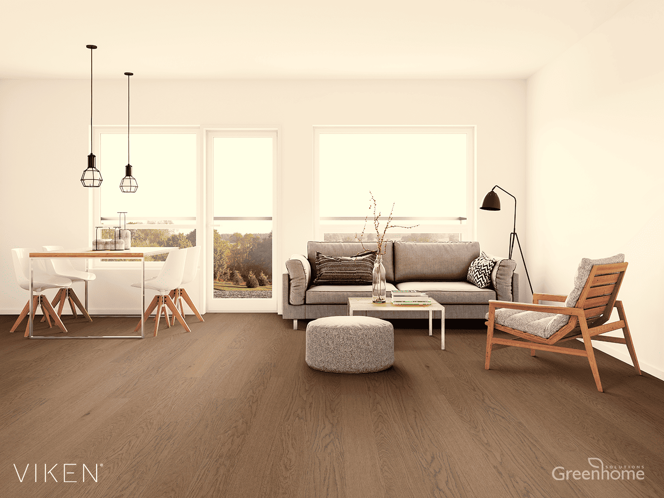 Valinge - Hardened Wood Flooring | Misty White Oak