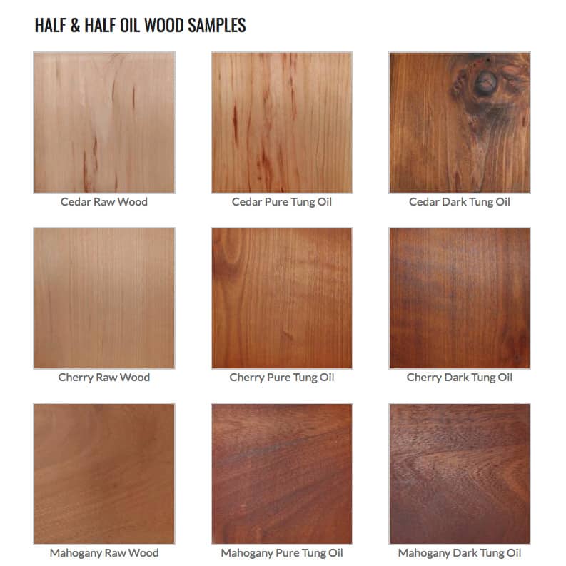 Wood Oil Finish - what oil gives the best finish on wood