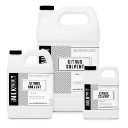 The Real Milk Paint Company - Citrus Solvent, shown in all available sizes from Greenhome Solutions (ghsproducts.com)