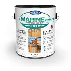 SEAL-ONCE Marine Grade Clear Wood Sealer